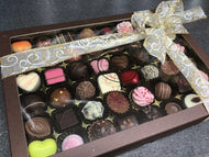 Handmade box of 48 very special Mr Thoms Mothers Day chocolates.