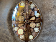 Large oval handmade chocolate box