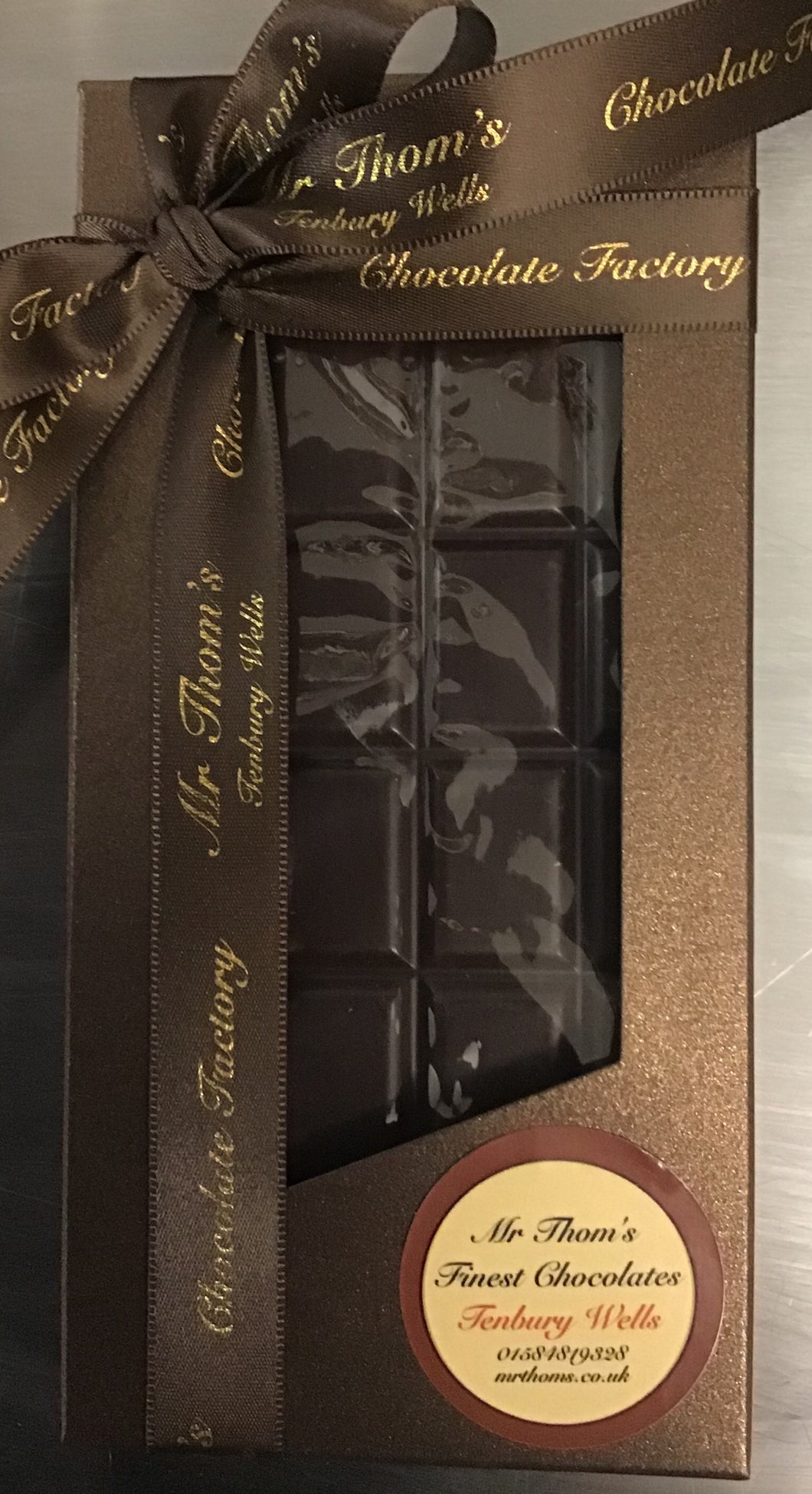 Handmade 54% Dark Chocolate Bar 100g