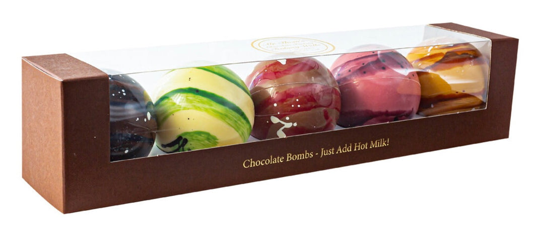 Assorted 5pk handmade hot chocolate bombs